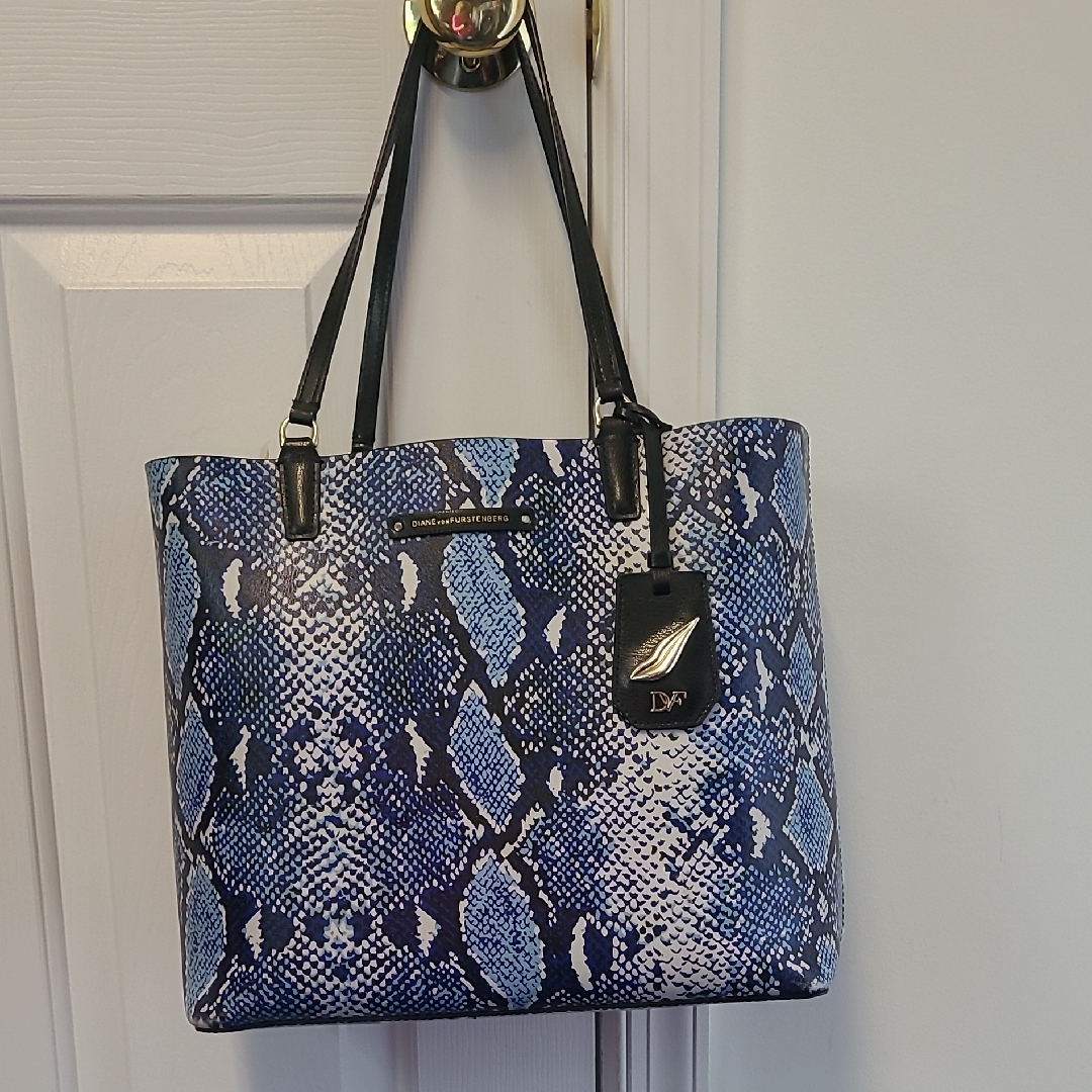 Diane Von Furstenberg Leather Printed Bag